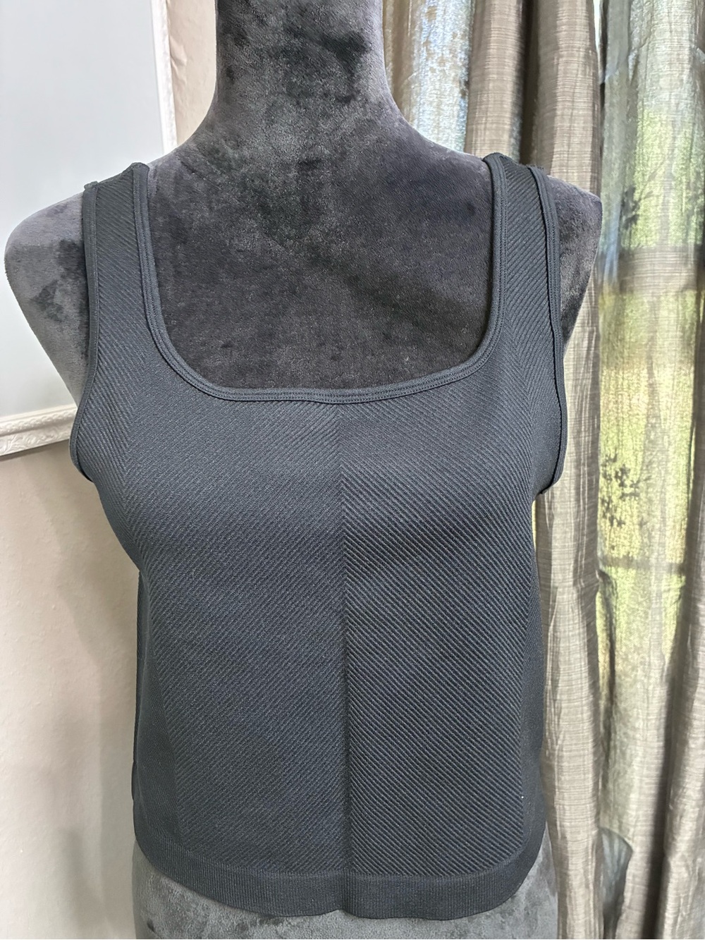 Maurices Classic Black Ribbed Tank Top - Women's XL